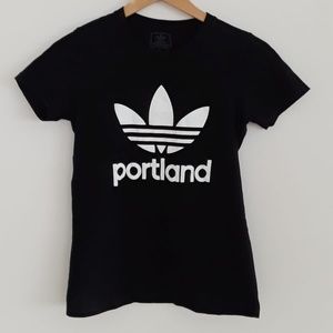 adidas trefoil portland tee